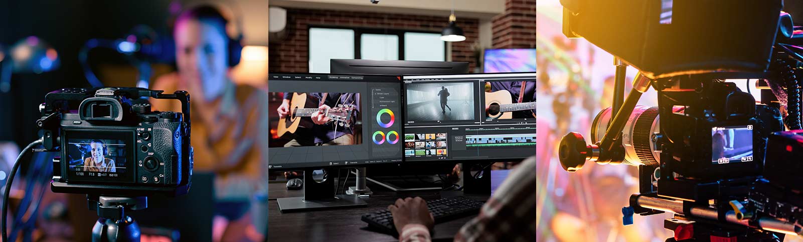 ERA Media creative services — cameras, editing and production